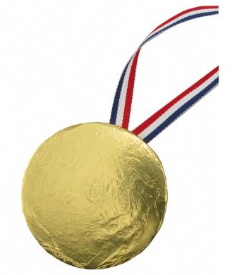 Custom Chocolate Medallions - 4-color Label